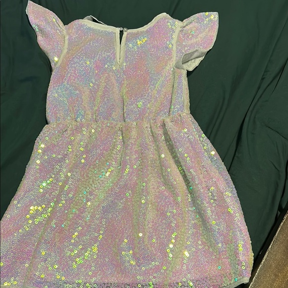 H&M Pink Sequin Flutter Sleeve Sundress - Picture 4 of 5